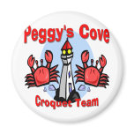Peggy's Cove Croquet Team Fridge Magnet