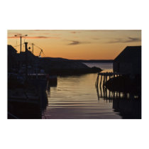 Peggy's Cove Harbour Dusk fine art print