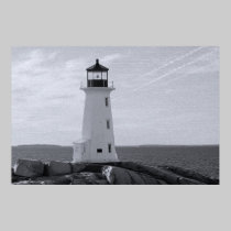 Peggy's Cove Lighthouse fine art print posters