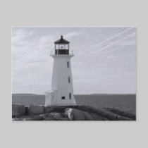 Peggy's Cove Lighthouse Postcard postcards