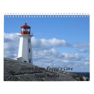 Peggy's Cove, Nova Scotia Wall Calendar