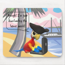 Pegleg Parrot Mousepad
