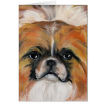 peke A Boo!  Greeting Card cards