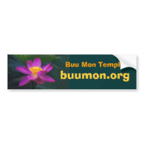 pekinensis rubra Buu Mon Temple, buumo... bumper stickers