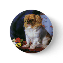 Pekingese buttons