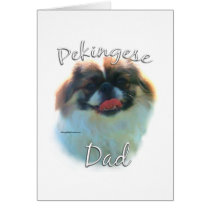 Pekingese Dad 2 Card