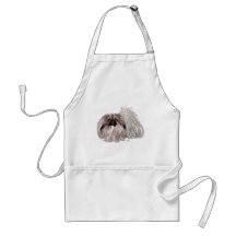 Pekingese Dog Standing Apron