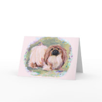 Pekingese Greeting Card