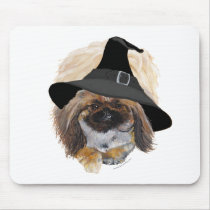 Pekingese Halloween mousepads
