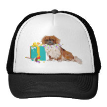 Pekingese in a Party Mood Trucker Hats