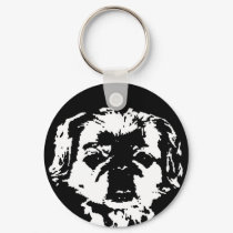 Pekingese Keychain
