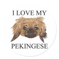 PEKINGESE Love! stickers