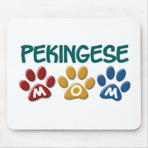 PEKINGESE Mom Paw Print 1 Mouse Mat