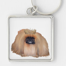 Pekingese Queen (Customize if you Wish!) Keychains