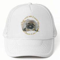 Pekingese Wit - If Dogs Could Talk Trucker Hat