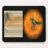 Pele - Hawaiian Goddess of Fire Mousepad mousepad