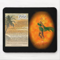 Pele - Hawaiian Goddess of Fire Mousepad by Skydancer Pele - Hawaiian Goddess of Fire Mousepad