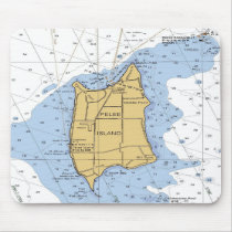 Pelee Island, Ontario nautical chart Mousepad by sailorpatp Pelee Island, Ontario nautical chart Mousepad