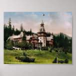 Pelesch (i.e., Peles) Castle, Sinaia, Roumania cla posters