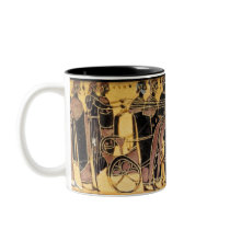 Peleus and Thetis Wedding Procession Mug mugs