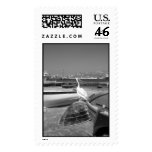 Pelican and Boats II (Stamp)