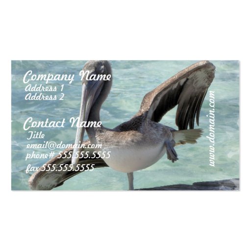 Pelican Business Cards (front side)