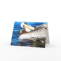 Pelican Cartoon Card by farmer77 Pelican Cartoon Card