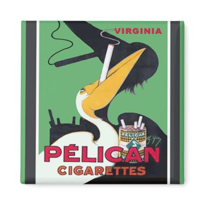 Pelican Cigarettes Magnet by VintageVintage