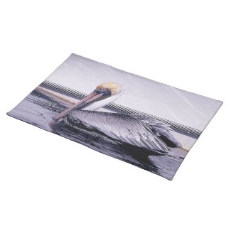 Pelican Gliding Place Mat