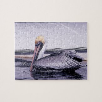 Pelican Gliding Jigsaw Puzzle