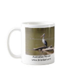 pelican on stump, coffee mug