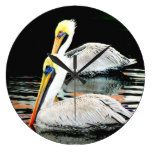 Pelican pair clock wall clocks