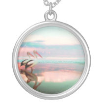 Pelican Pair Necklace necklaces