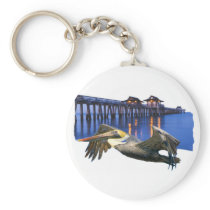 Pelican Pier Keychain