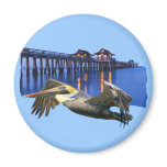 Pelican Pier Refrigerator Magnets