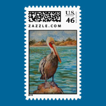 Pelican Postage stamps