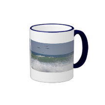 Pelicans at Horsfall Beach Mugs