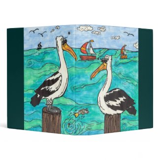Pelicans Binder binder