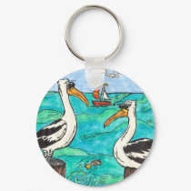 Pelicans keychains