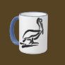 Pellican Bird Abstract Outline