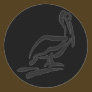 Pellican Bird Abstract Outline