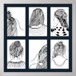 Pelos La Coiffure Print