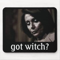 Pelosi- got witch? mousepads by uniquenclassy Pelosi- got witch? mousepads