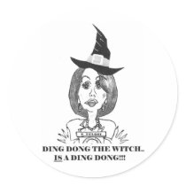 PELOSI THE DING DONG stickers