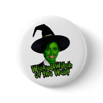 Pelosi: Wicked Witch of the West Pinback Button