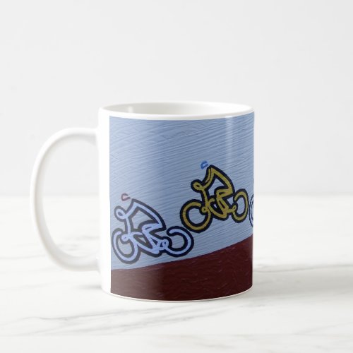 Peloton Cycle race mug