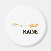 Pemaquid Beach Maine Classic Magnets
