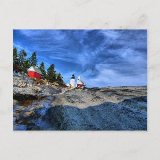 Pemaquid Point Lighthouse postcard
