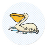 Pemberton Pelican Stickers