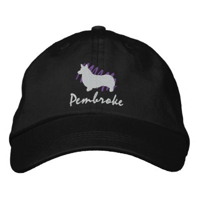 Pembroke garabateado gorra de beisbol bordada Pembroke garabateado gorra de beisbol bordada